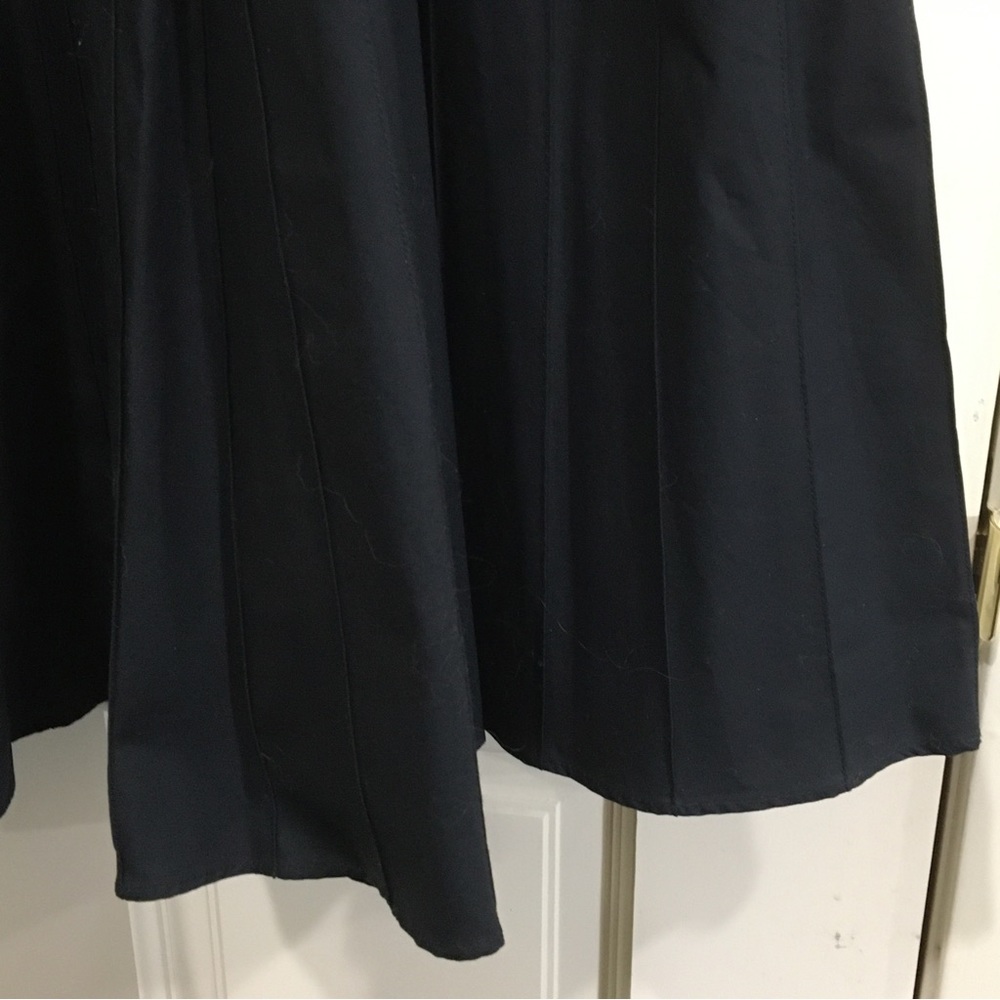 Ralph Lauren green label black maxi pleated skirt - Picture 10 of 13